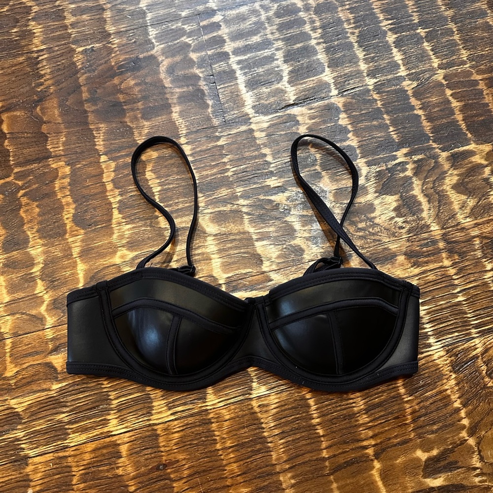 Triangl Swimwear Black Bikini Top